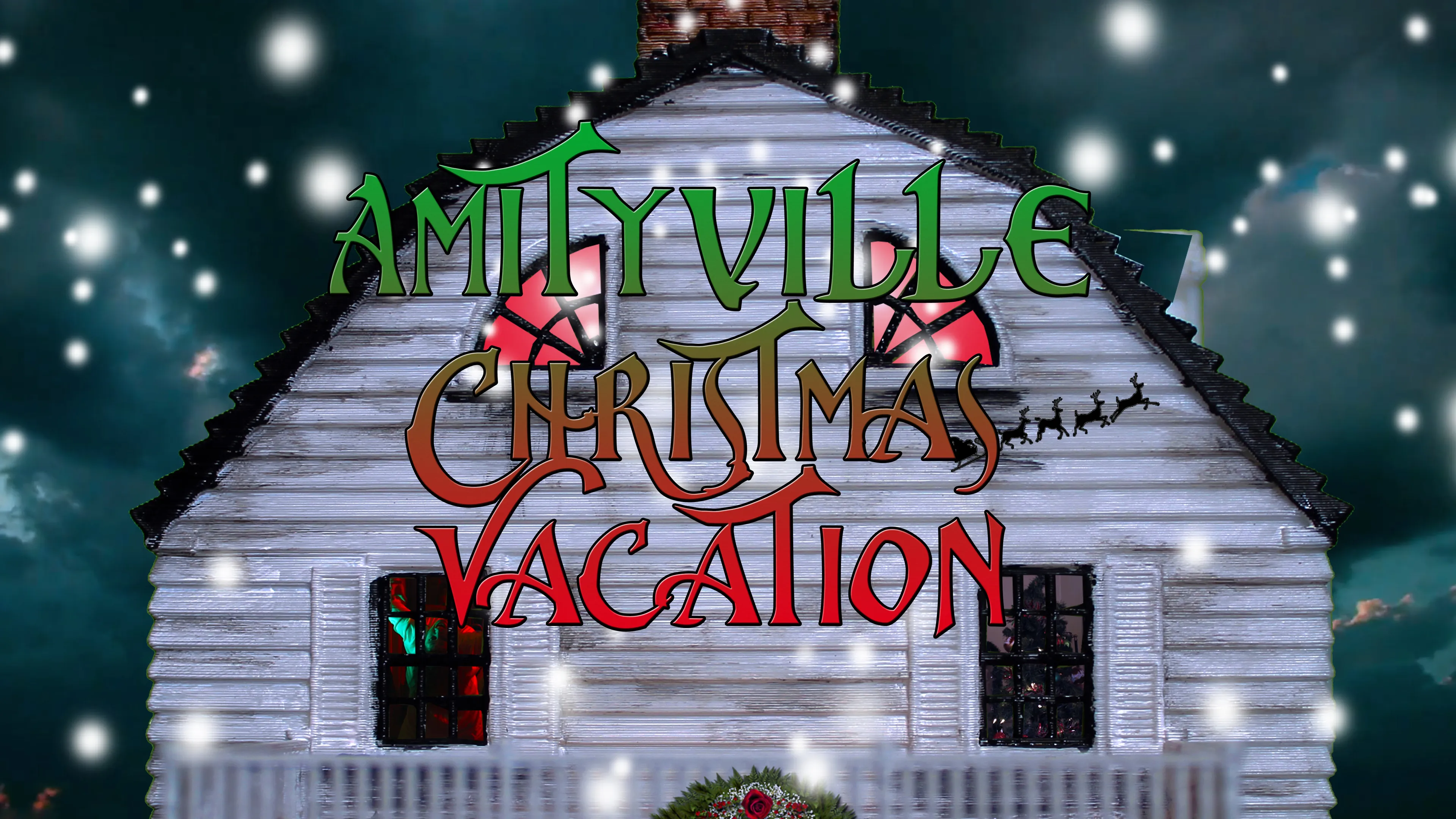 Amityville Christmas Vacation poster